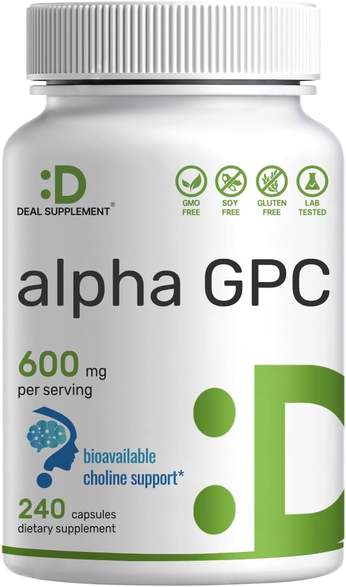 DEAL SUPPLEMENT Alpha GPC 600mg Capsules
