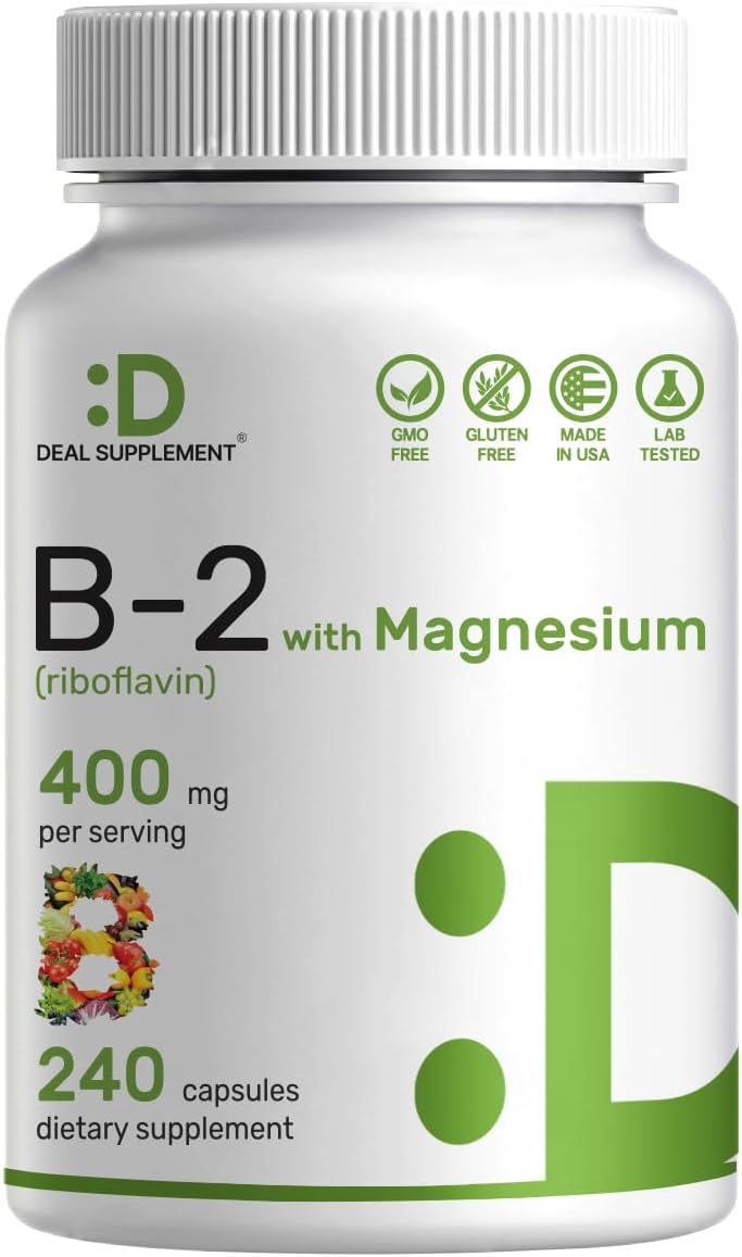 Eagleshine Vitamin B2 with Magnesium Ca...