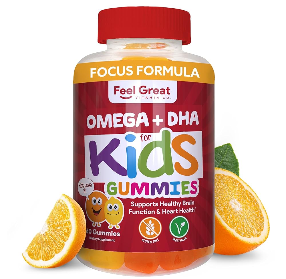 Feel Great Vitamin Co. Kids DHA Gummies