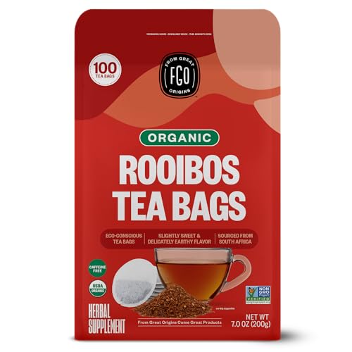 FGO Organic Rooibos Tea, 100 Eco-Consci...