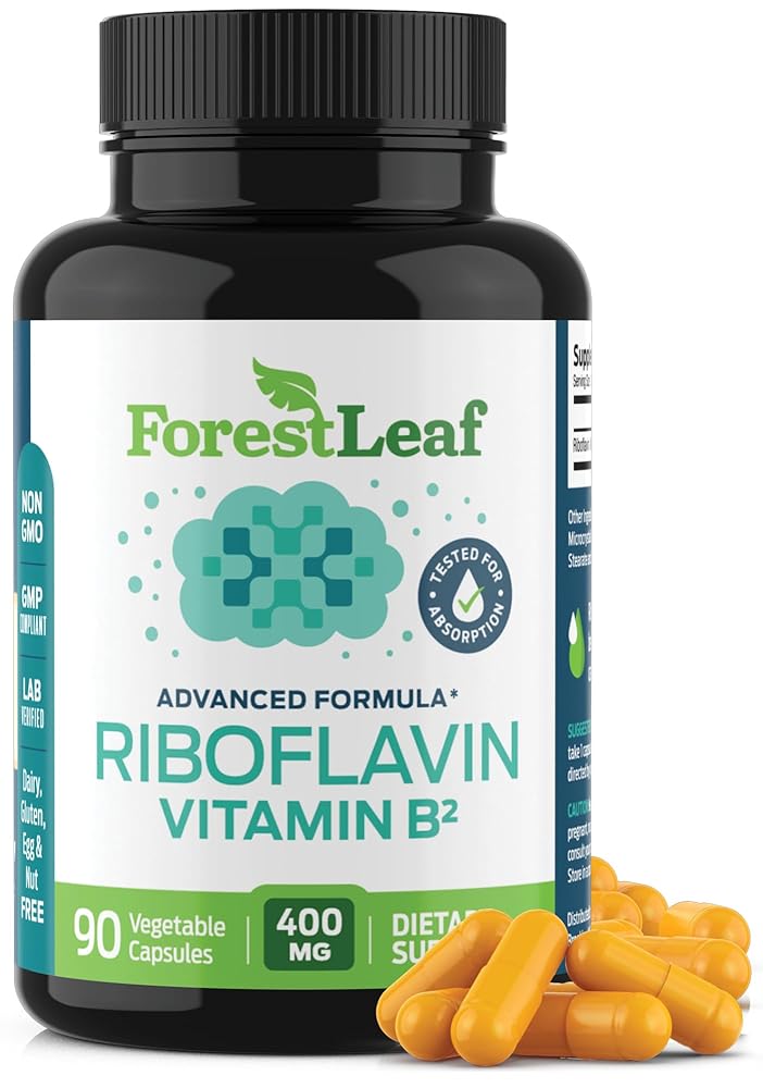 ForestLeaf Vitamin B2 400mg Supplement