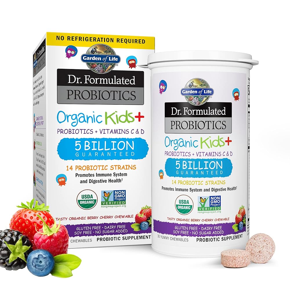 Garden of Life Kids+ Probiotics Chewables