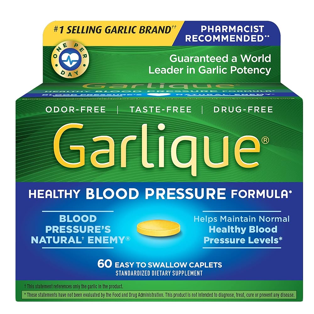 Garlique Blood Pressure Formula, 60 Cap...