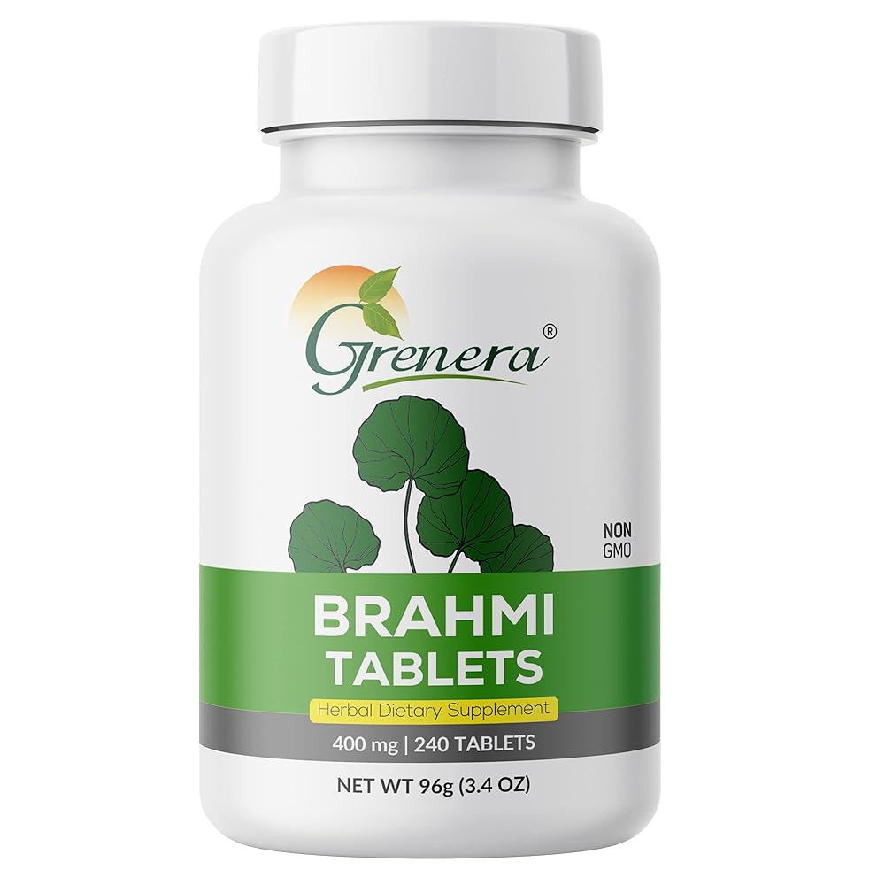 Grenera Organic Brahmi Tablets, 240 tab...