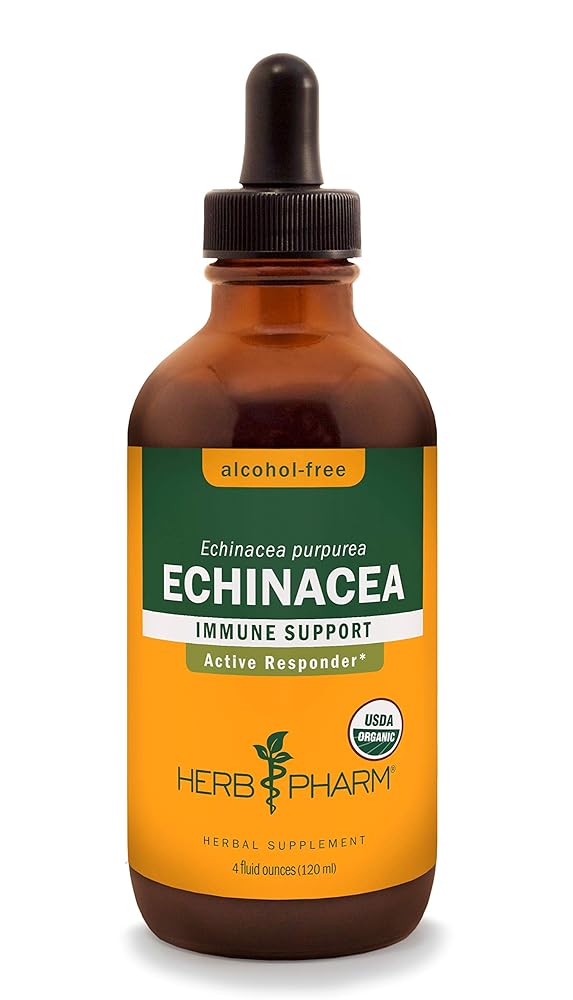 Herb Pharm Organic Echinacea Extract, 4oz