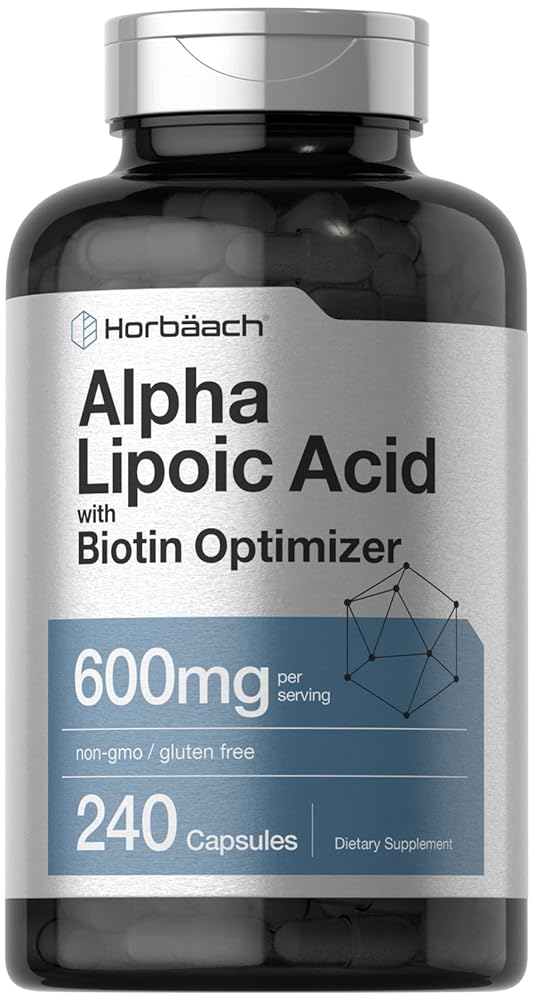 Horbaach Alpha Lipoic Acid 600mg Capsules