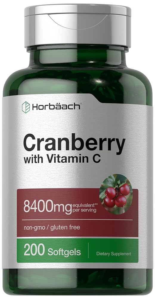 Horbaach Cranberry Pills | 8400mg Softgels