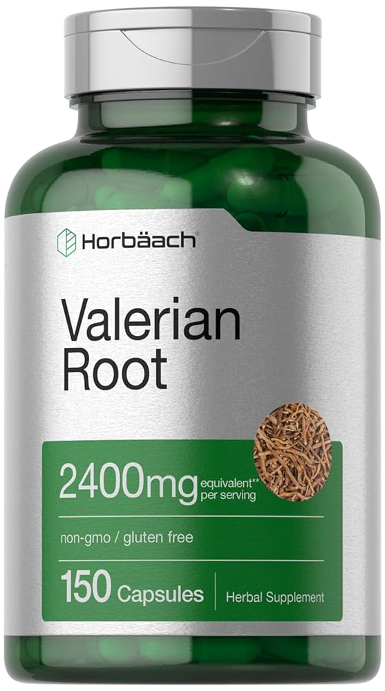 Horbaach Valerian Root Capsules 2400mg