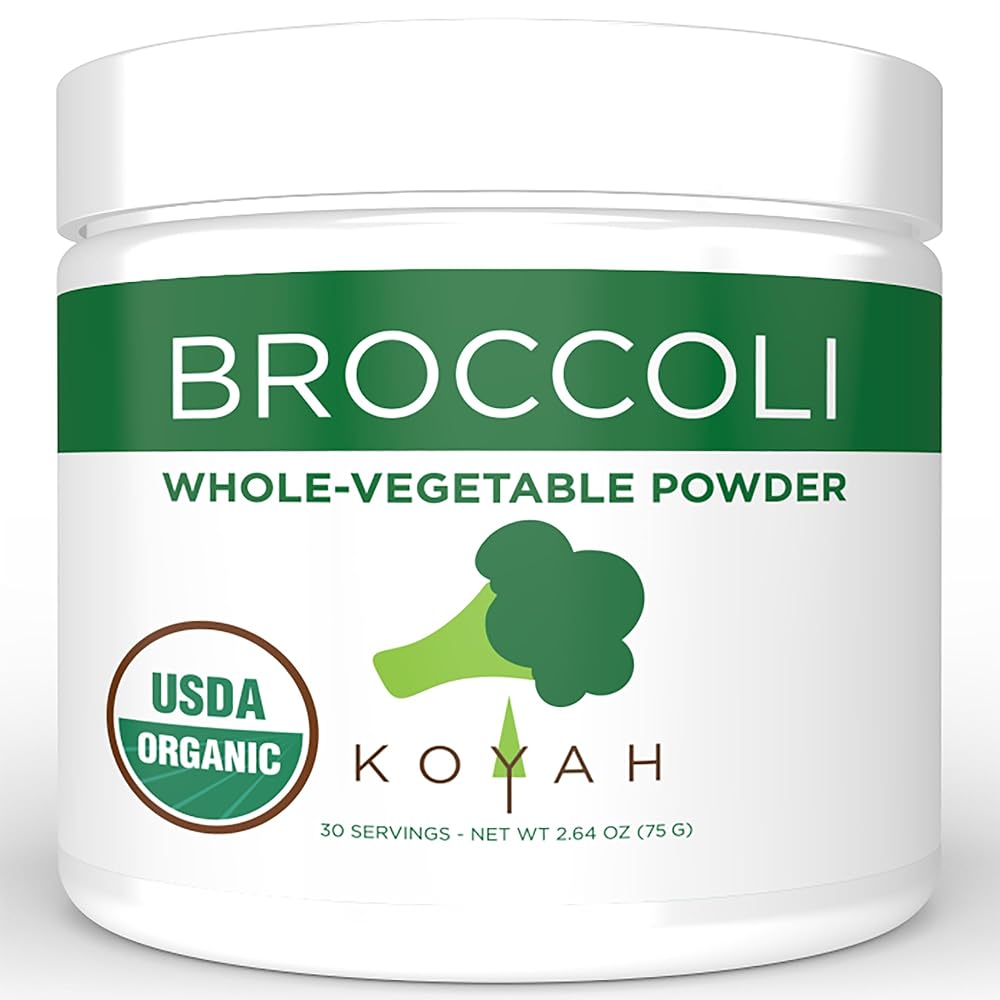 KOYAH Organic Broccoli Powder: 30 Scoops
