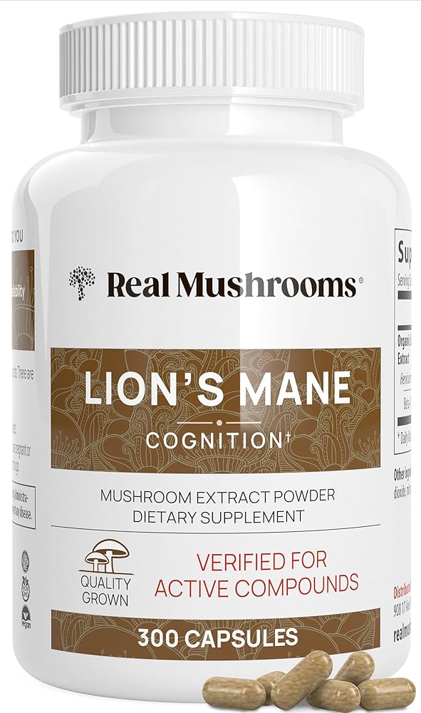 Lion’s Mane Capsules by Real Mush...