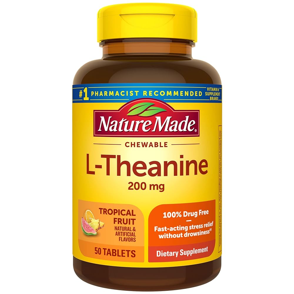 Nature Made L-Theanine Chewables –...