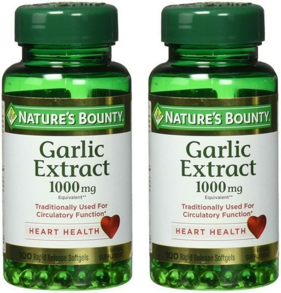 Nature’s Bounty Garlic Extract So...