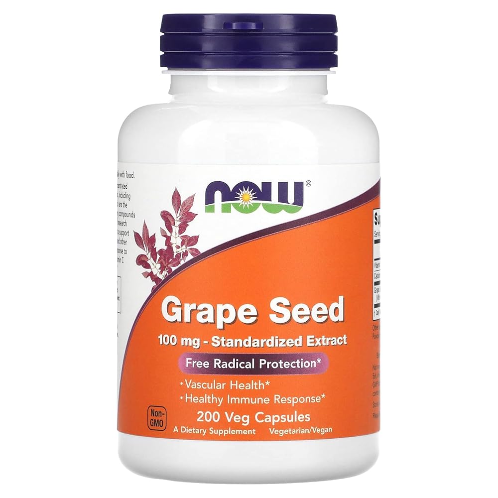 NOW Grape Seed Extract with Vitamin C