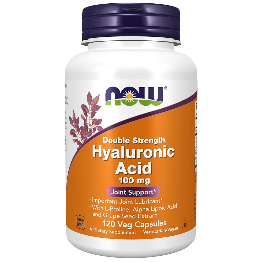 NOW Hyaluronic Acid 100mg Veg Capsules