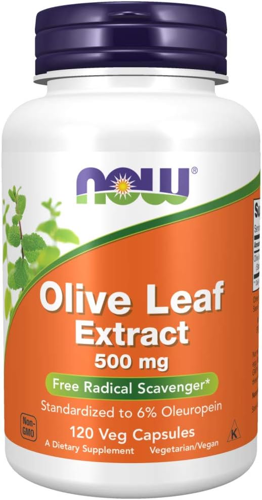 NOW Olive Leaf Extract 500mg Capsules