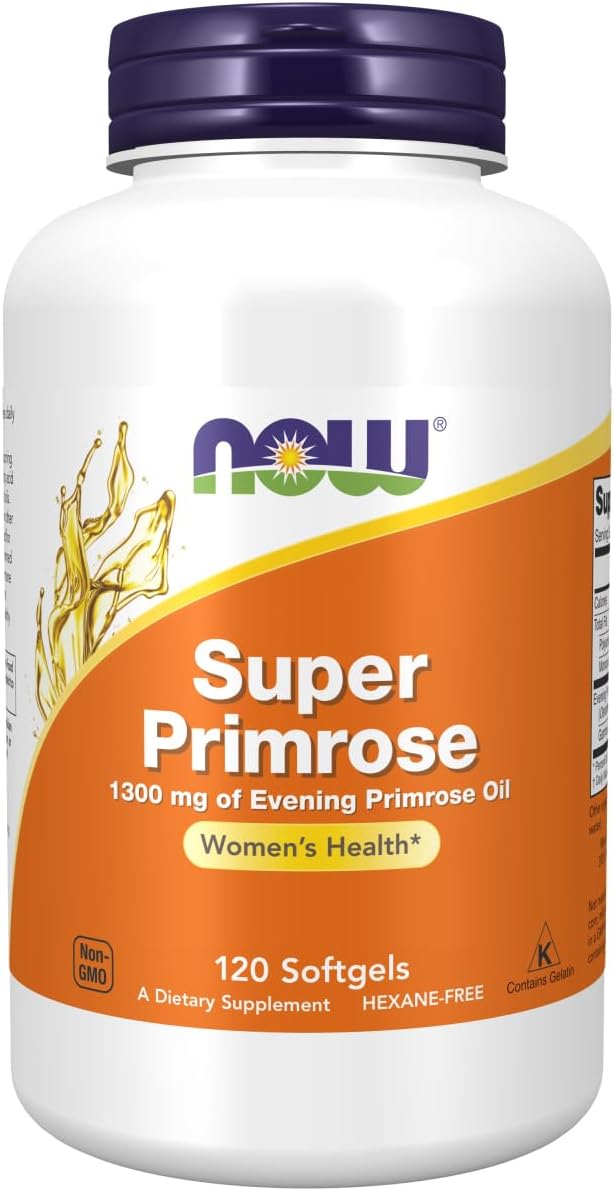 NOW Super Primrose 1300 mg Softgels