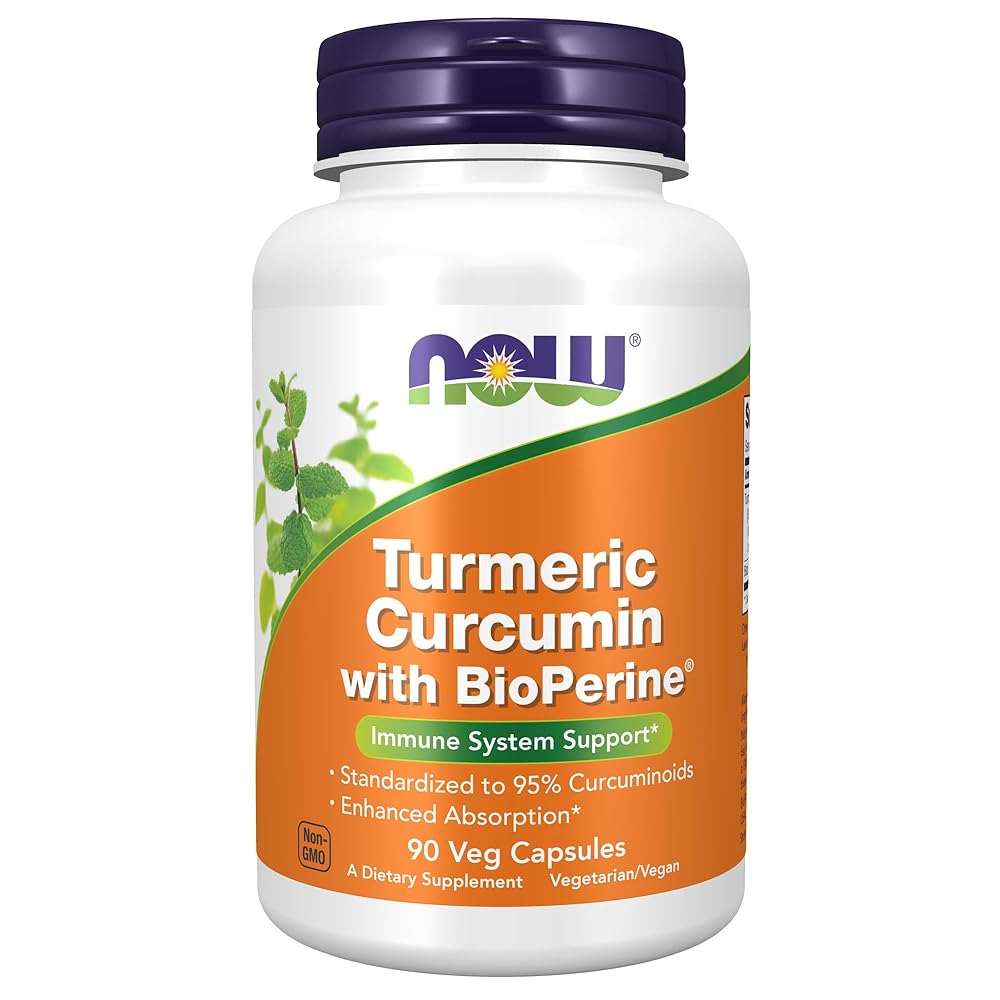 NOW Turmeric Curcumin with BioPerine