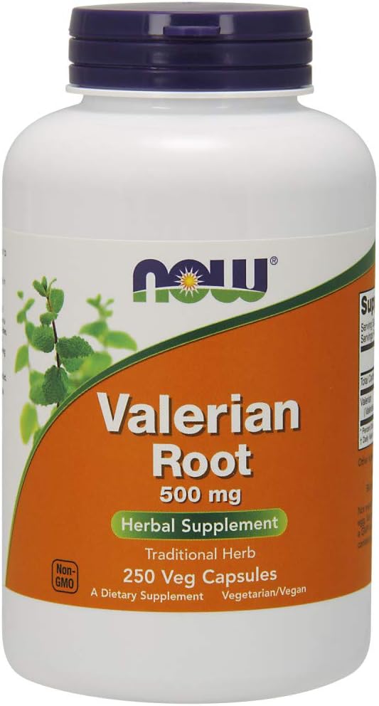 NOW Valerian Root 500 mg Capsules