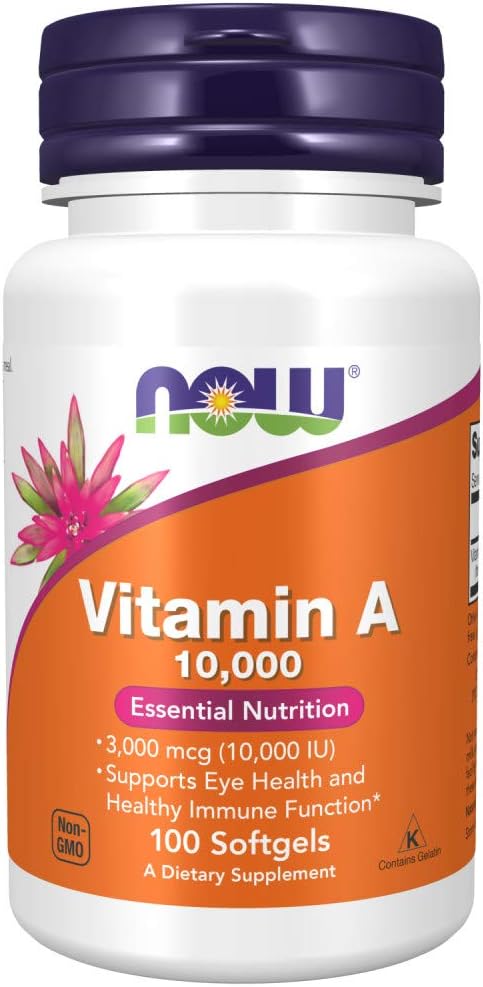 NOW Vitamin A 10,000 IU Softgels