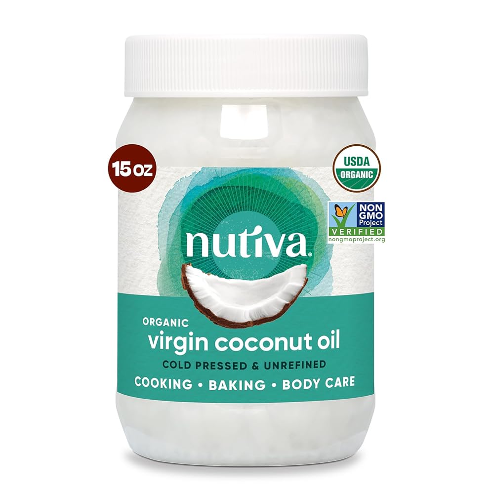 Nutiva Organic Coconut Oil – 15 f...