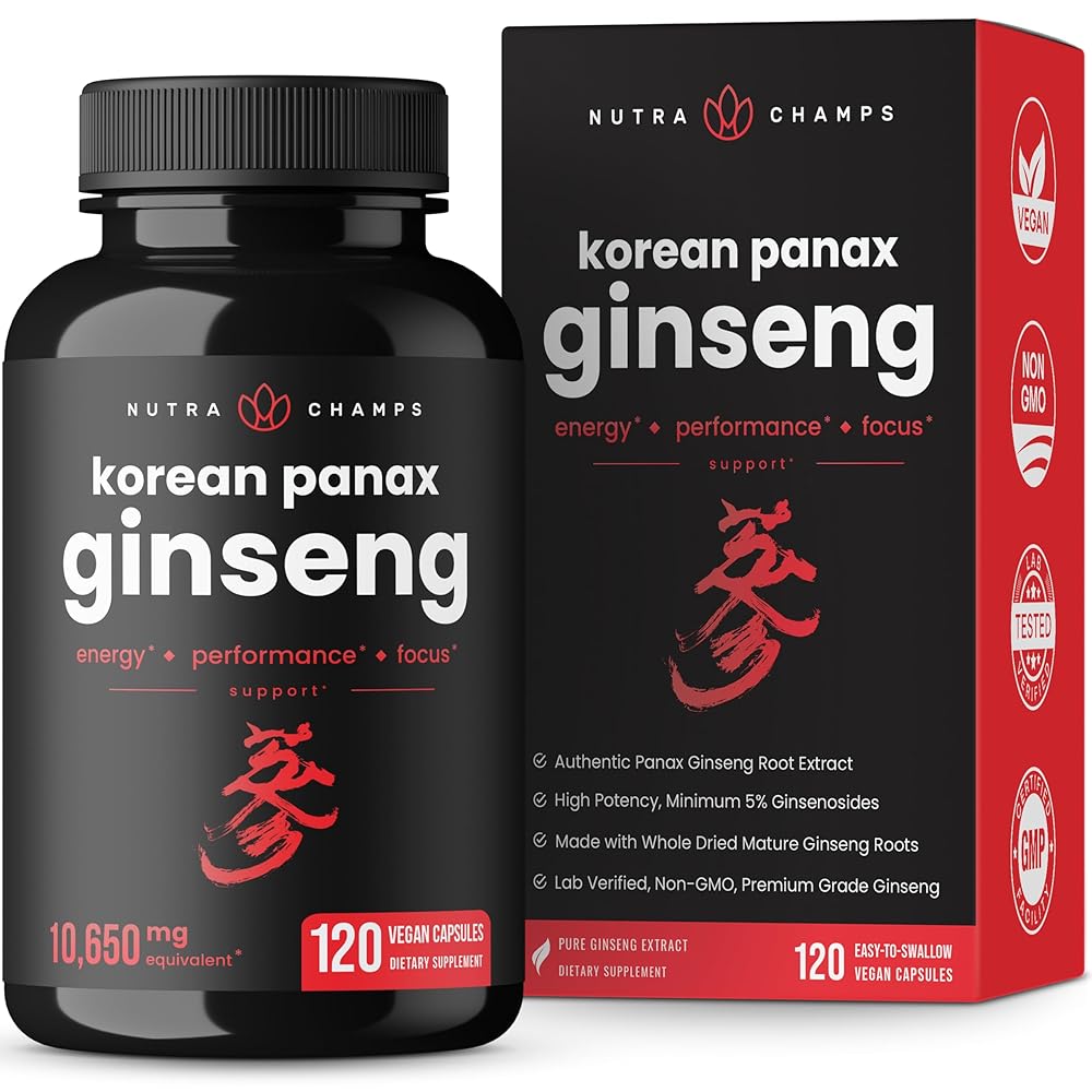NutraChamps Korean Red Ginseng Capsules