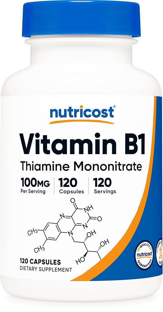 Nutricost B1 (Thiamine) 100mg Capsules