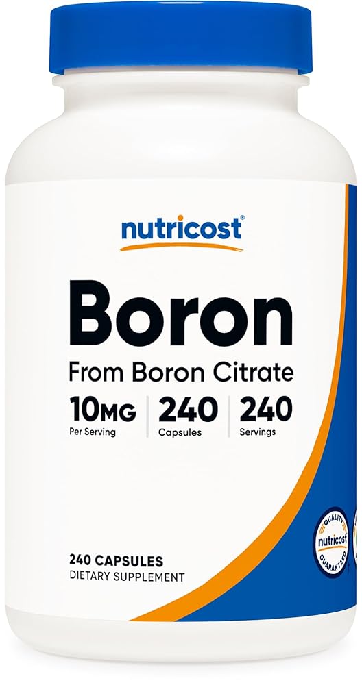 Nutricost Boron Capsules, 240 Vegetaria...