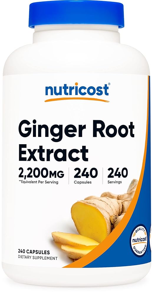 Nutricost Ginger Root Extract Capsules ...