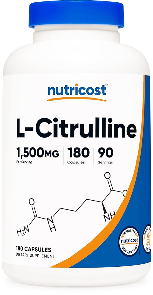 Nutricost L-Citrulline 1500mg Capsules