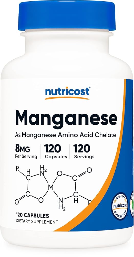 Nutricost Manganese Amino Acid Chelate ...