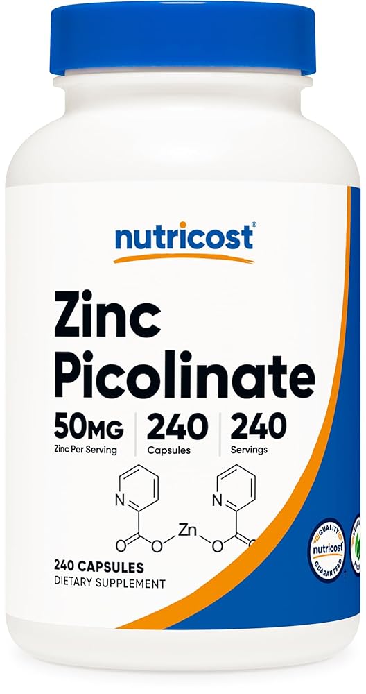 Nutricost Zinc Picolinate, 240 Capsules