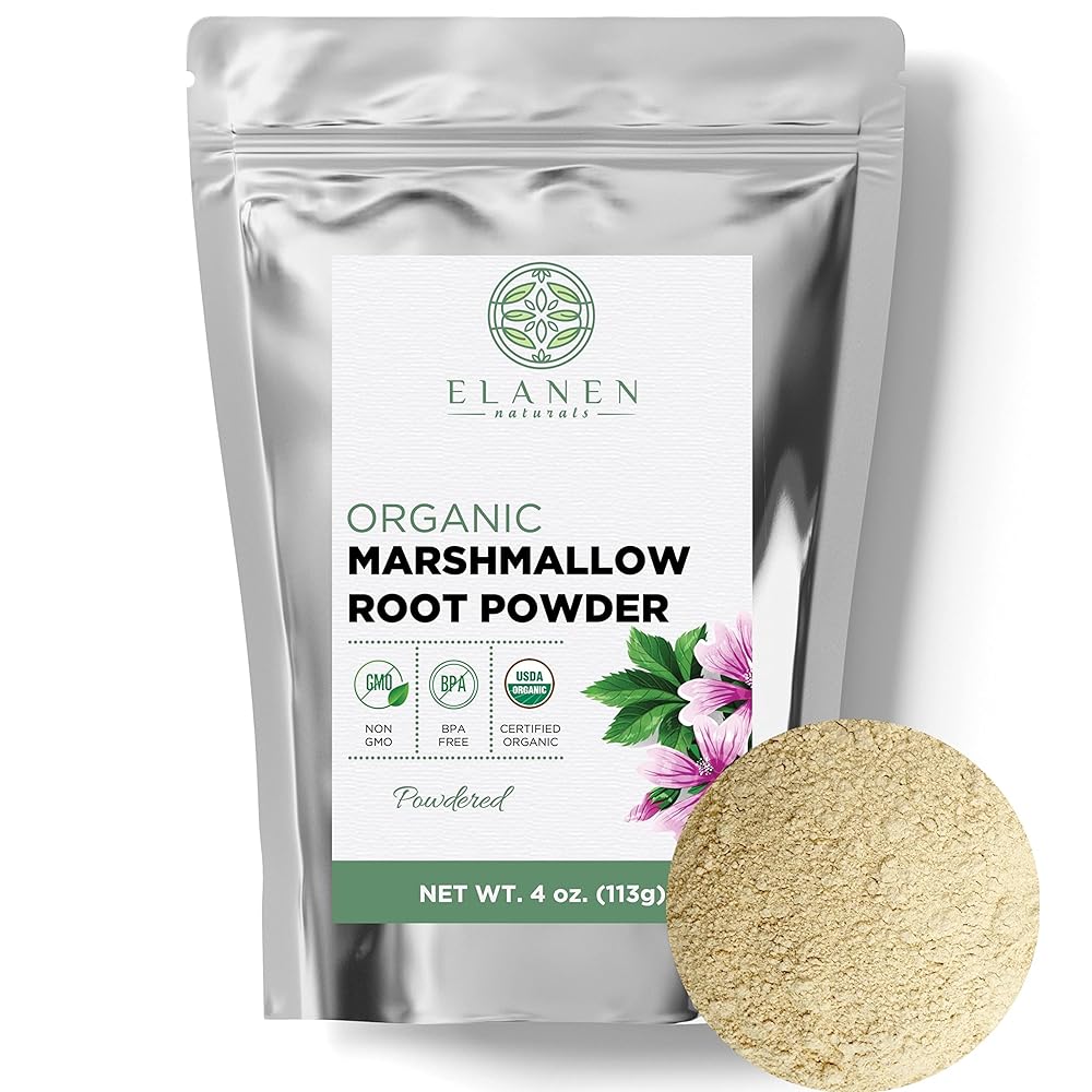 Organic Marshmallow Root Powder, 4 oz
