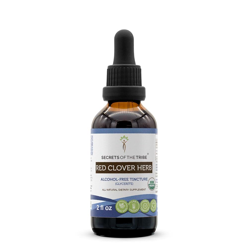 Organic Red Clover Herbal Tincture 2oz