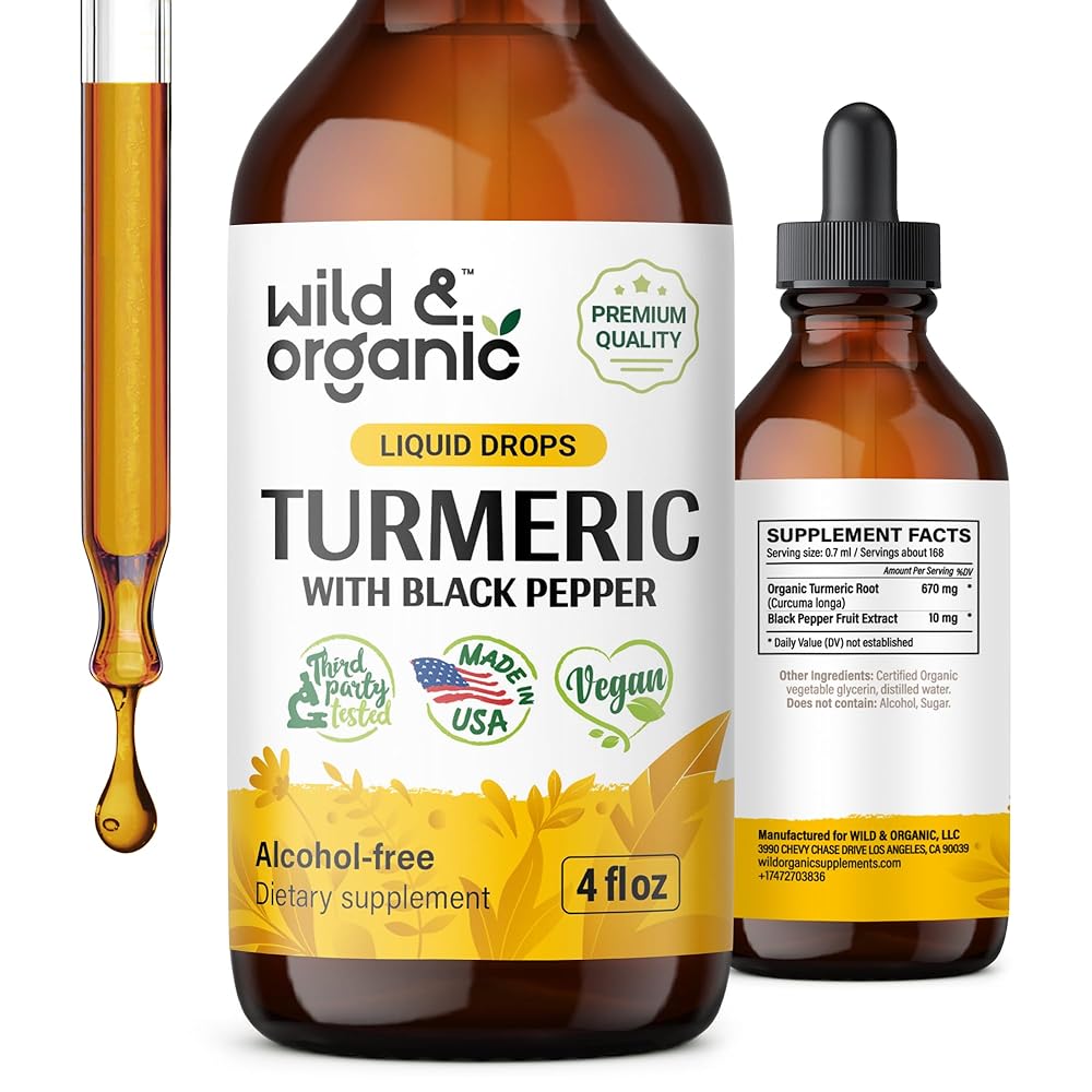Organic Turmeric Curcumin Liquid Extract