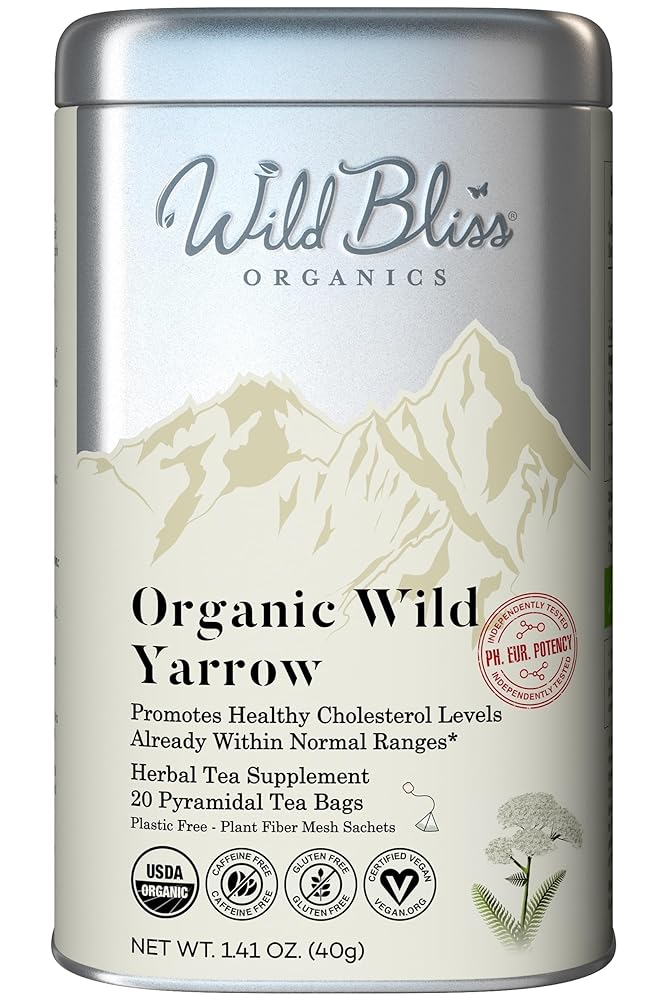 Organic Yarrow Herbal Tea Bags