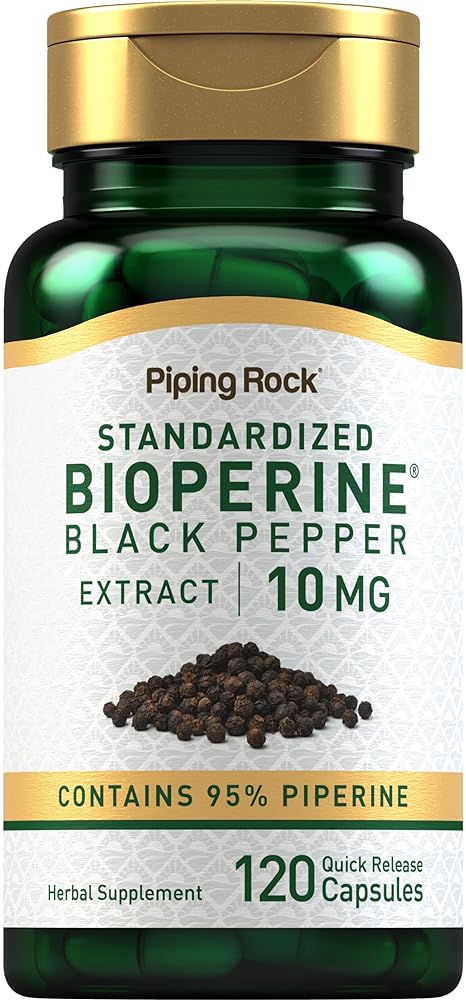 Piping Rock Bioperine 10mg Supplement