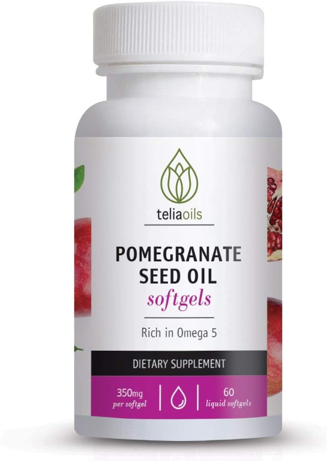 Pomegranate Seed Oil Softgels (60ct) An...