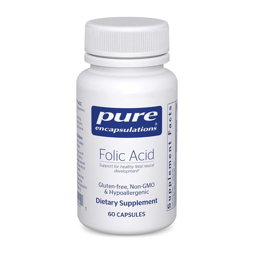 Pure Encapsulations Folic Acid Capsules