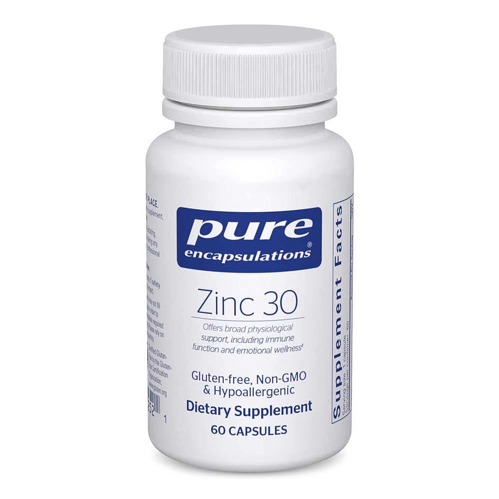 Pure Encapsulations Zinc 30mg Capsules