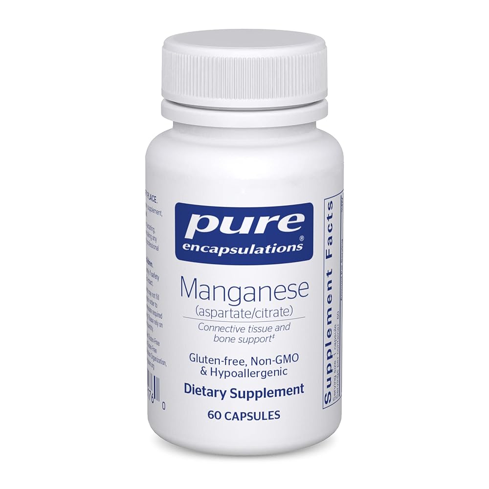 Pure Manganese Supplement for Tissue an...