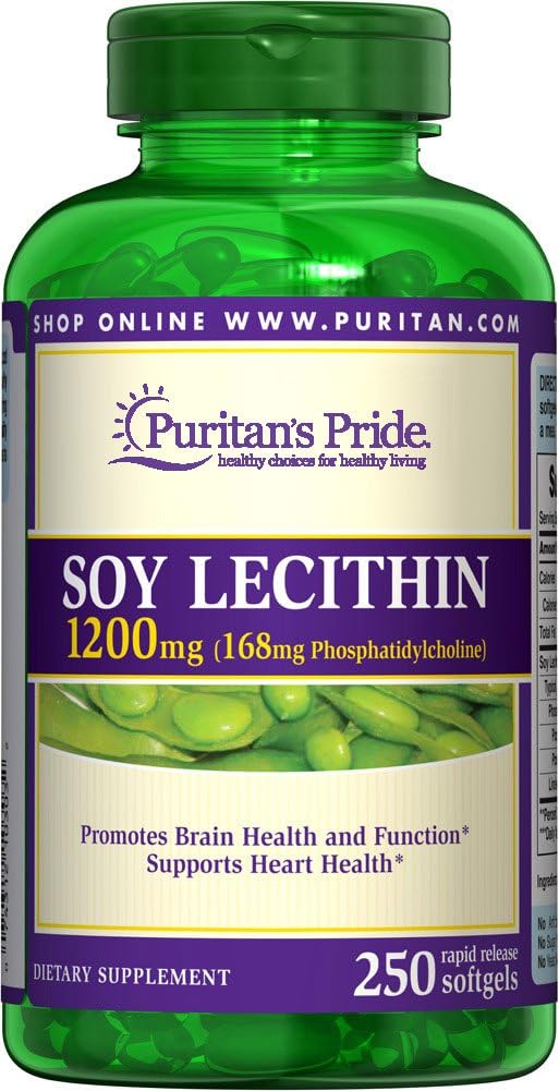 Puritan’s Pride Soy Lecithin 1200...