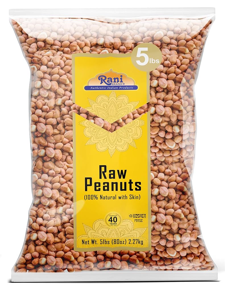 Rani Raw Whole Peanuts, 80oz Bulk