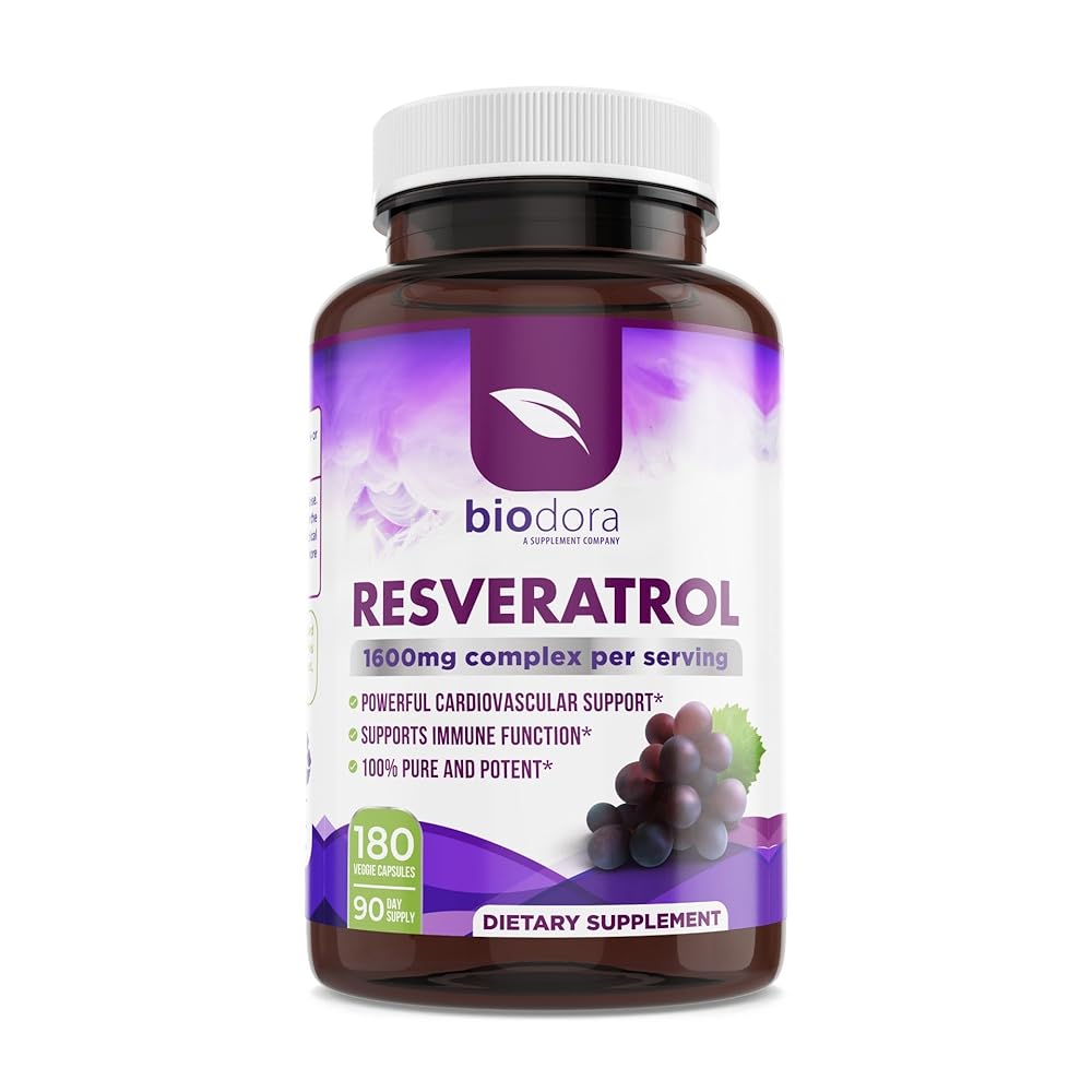 Resveratrol 1600mg Antioxidant Suppleme...