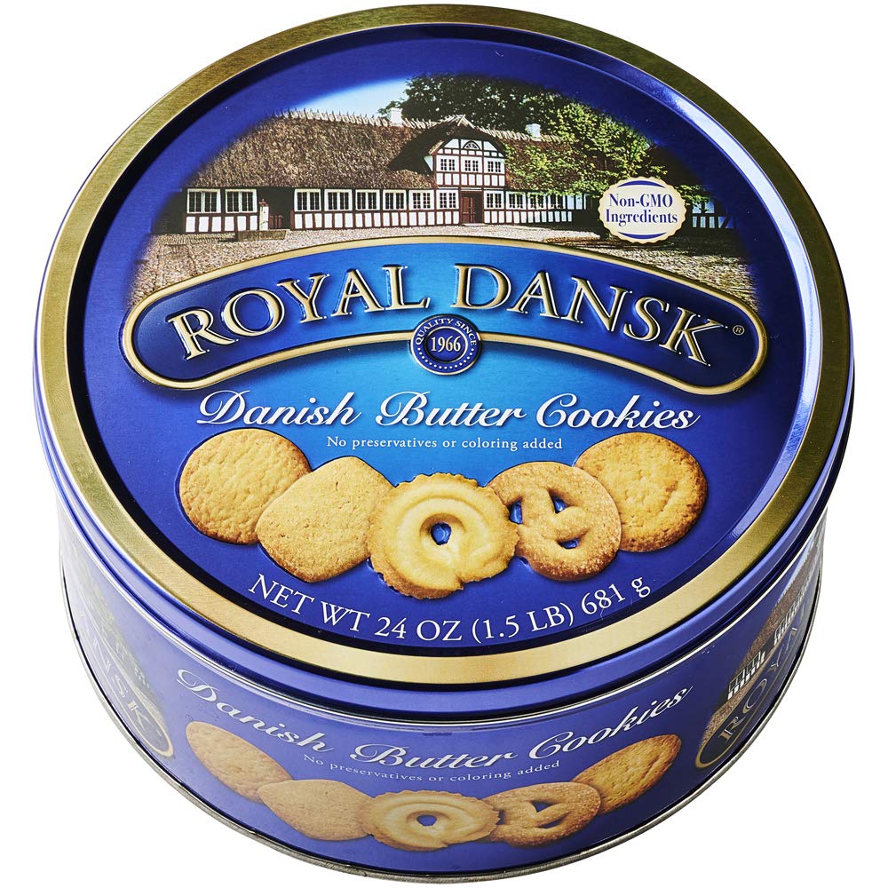 Royal Dansk Butter Cookies, 24 Oz