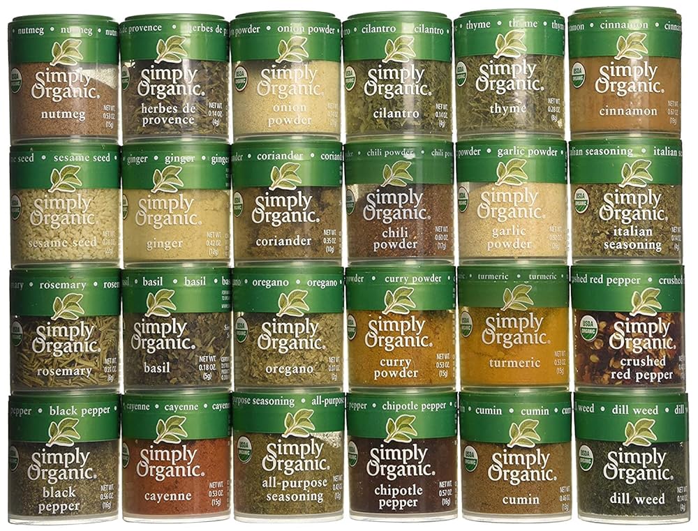 Simply Organic Ultimate Starter Spice Set