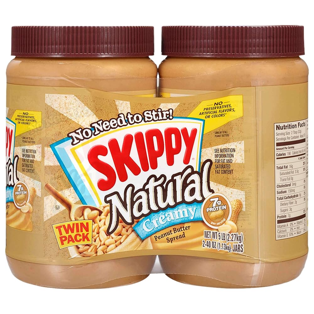 SKIPPY Natural Creamy PB Spread Twin Pack
