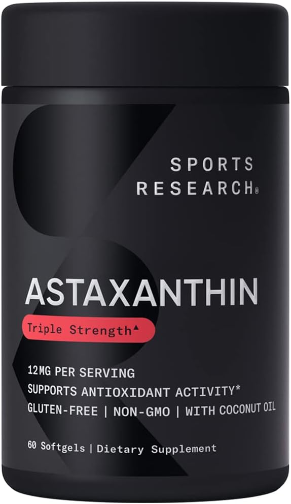 Sports Research Astaxanthin 12mg –...