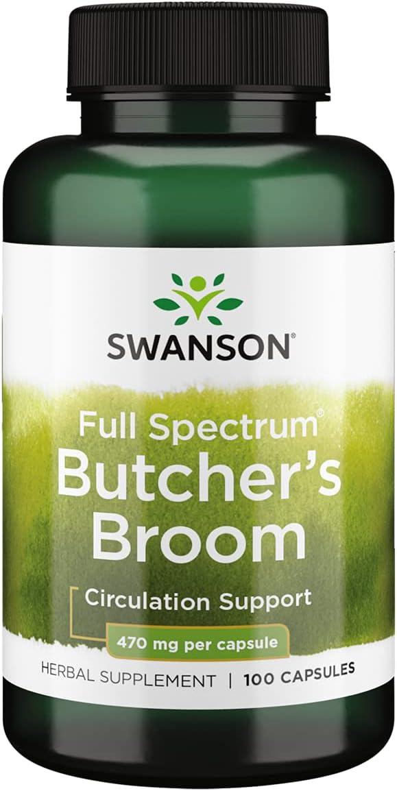 Swanson Butcher’s Broom Capsules,...