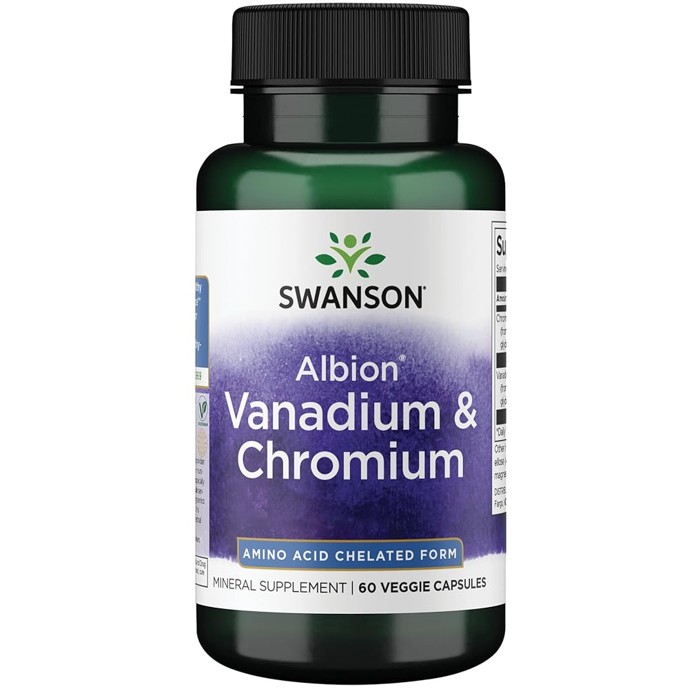 Swanson Vanadium & Chromium Capsules