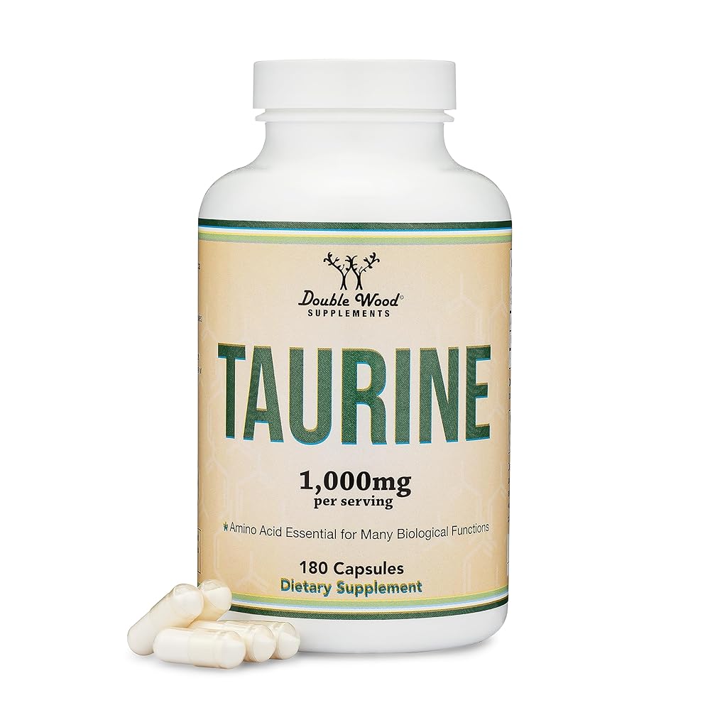Taurine Supplement 1000mg – 180 C...